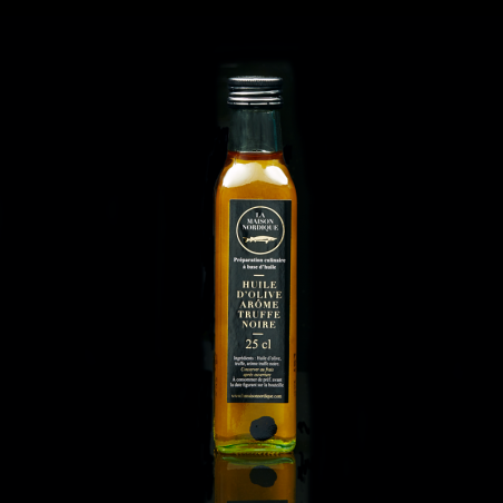 Huile d'Olive arôme Truffe Noire - bouteille de 250ml - La Maison Nordique