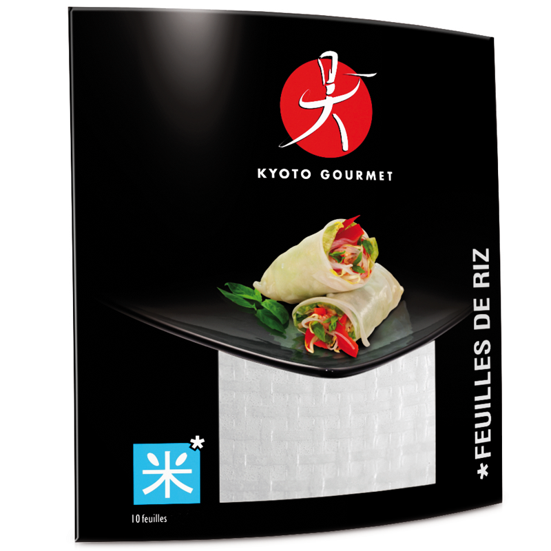 Feuilles de riz - sachet de 10 feuilles - Kyoto Gourmet