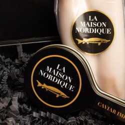 The Caviar Impérial de Sologne and Poutargue spoon set