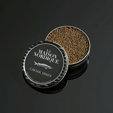 Boîte de caviar Shadi ouverte - La Maison Nordique