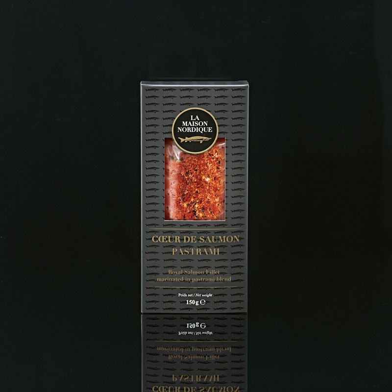 Cœur de saumon pastrami (150g) - La Maison Nordique