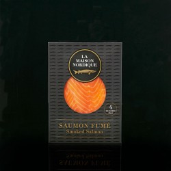 Saumon tranché main (4 tranches) - La Maison Nordique