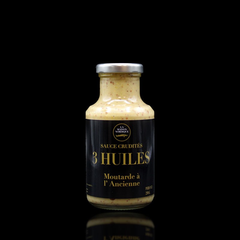 3-Oil Crudite Sauce With Wholegrain Mustard - La Maison Nordique
